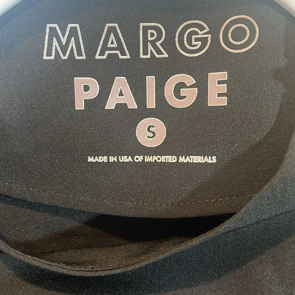 Margo Paige Mock Neck Shoulder Zip black  Dress size small - Picture 5 of 10